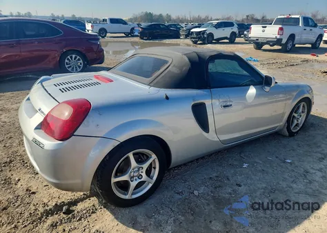 2001 Toyota Mr2 Spyder z USA, uszkodzony, nr VIN JTDFR320810028676